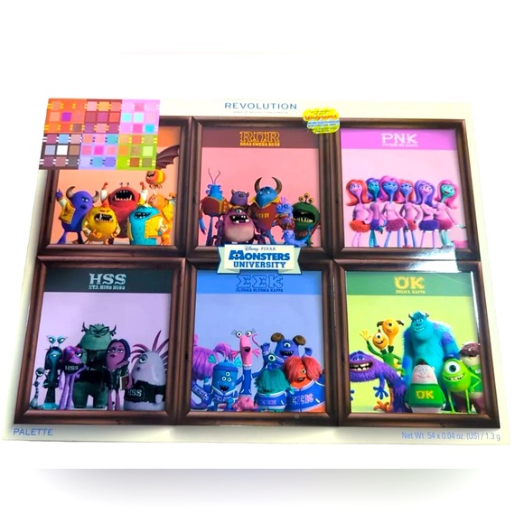 Disney/Pixar NWOT Monsters University Fraternity Revolution Makeup Palette - Picture 2 of 6